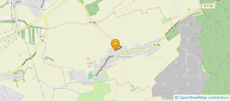 localisation de l'entreprise SCI MAEVA  RONCOURT