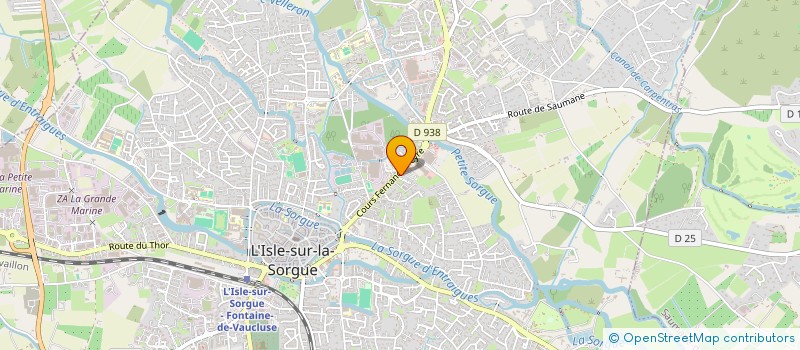 localisation de l'entreprise SCI MAEVA  L'ISLE-SUR-LA-SORGUE