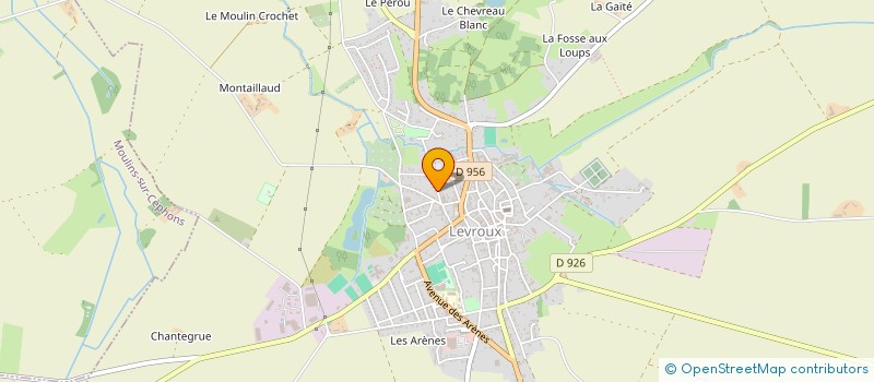 localisation de l'entreprise SCI MAEVA à LEVROUX
