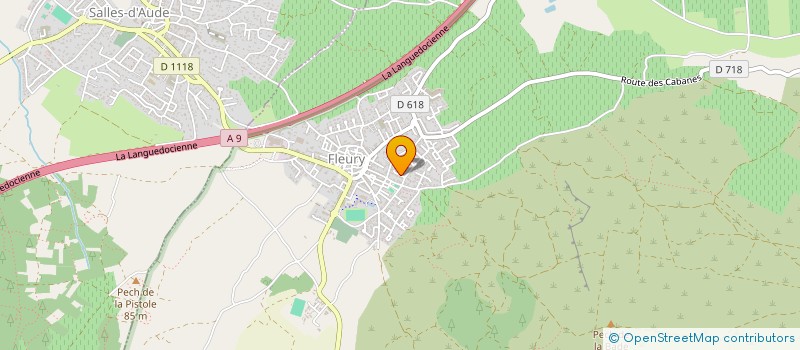 localisation de l'entreprise SCI MAEVA  FLEURY