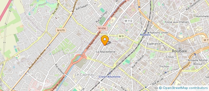 localisation de l'entreprise SCI MAEVA à CROIX