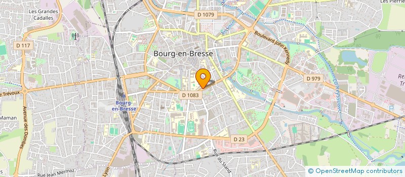 localisation de l'entreprise SCI MAEVA à BOURG-EN-BRESSE