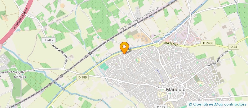 localisation de l'entreprise SCI MAEVA  MAUGUIO