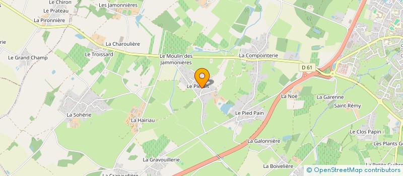 localisation de l'entreprise SCI MAEVA  SAINT-PHILBERT-DE-GRAND-LIEU