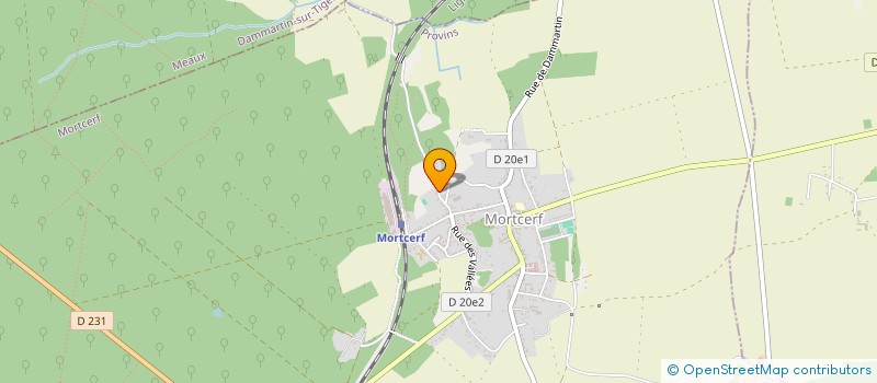 localisation de l'entreprise SCI MAEVA  MORTCERF