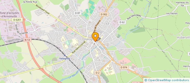 localisation de l'entreprise SCI MAEVA  VALOGNES