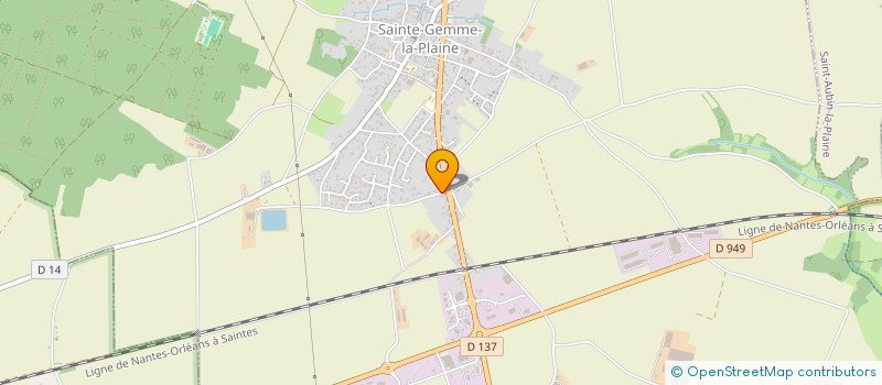 localisation de l'entreprise SCI MAEVA  SAINTE-GEMME-LA-PLAINE