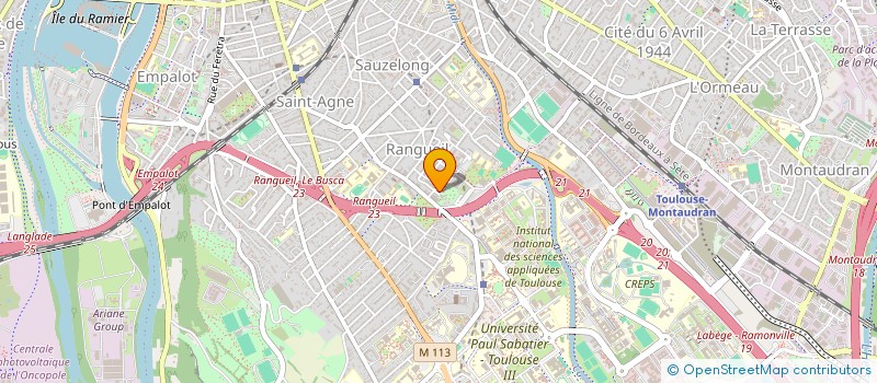 localisation de l'entreprise SCI MAEVA MG à TOULOUSE