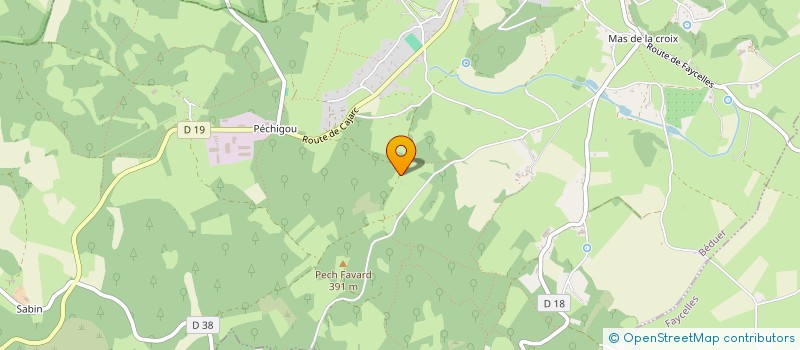 localisation de l'entreprise SCI MAEVADAMIEN  FIGEAC