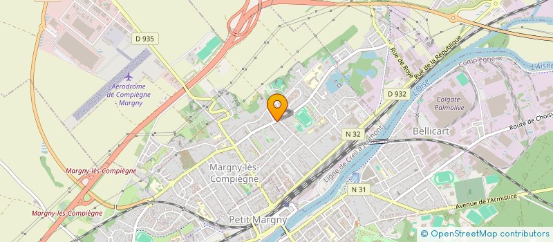 localisation de l'entreprise SCI MAEVALYSE  MARGNY-LES-COMPIEGNE