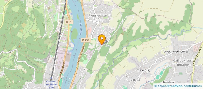 localisation de l'entreprise SCI MAEVAN  FLEURIEU-SUR-SAONE