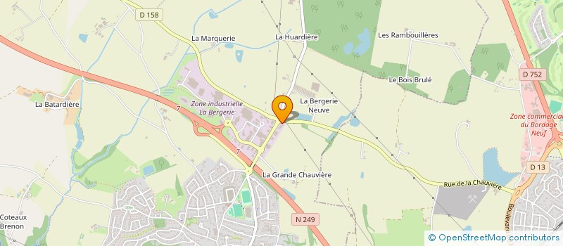 localisation de l'entreprise SCI MAEVATOMCHARLINE  LA SEGUINIERE