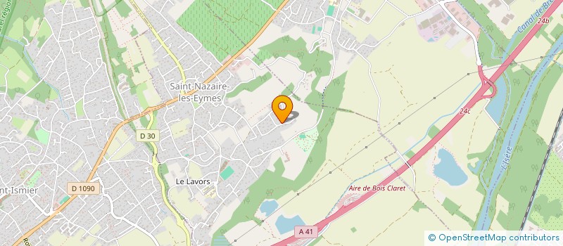 localisation de l'entreprise SCI MAEVE à SAINT-NAZAIRE-LES-EYMES