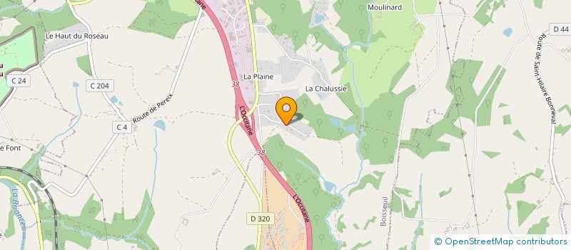 localisation de l'entreprise SCI MAEVI  BOISSEUIL