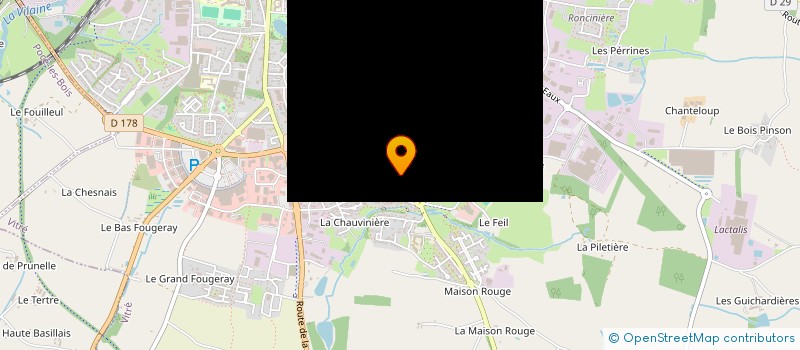 localisation de l'entreprise SCI MAEWAN  VITRE