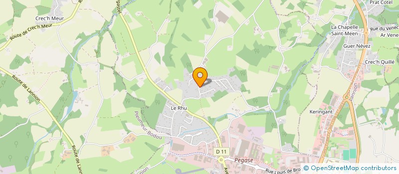 localisation de l'entreprise SCI MAEWEN  LANNION