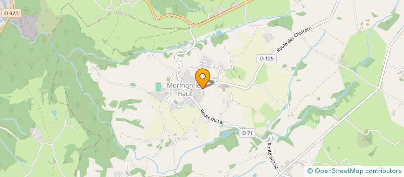 localisation de l'entreprise SCI MAEXIS  MORLHON-LE-HAUT