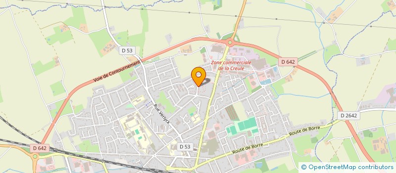 localisation de l'entreprise SCI MAEZONEST  HAZEBROUCK
