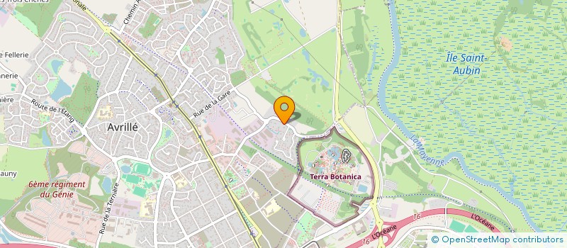 localisation de l'entreprise SCI MAF à AVRILLE