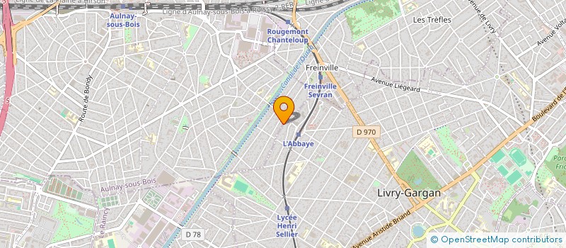 localisation de l'entreprise SCI MAF  LIVRY-GARGAN