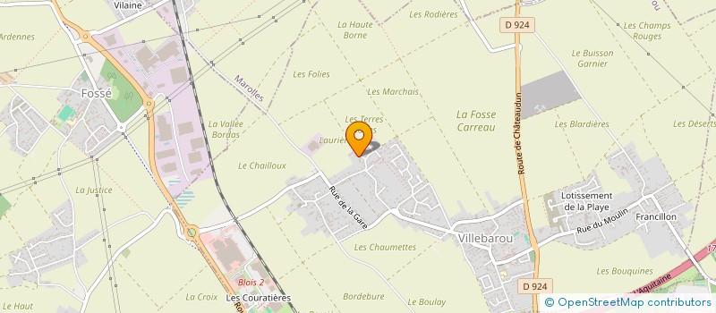 localisation de l'entreprise SCI MAFA  VILLEBAROU