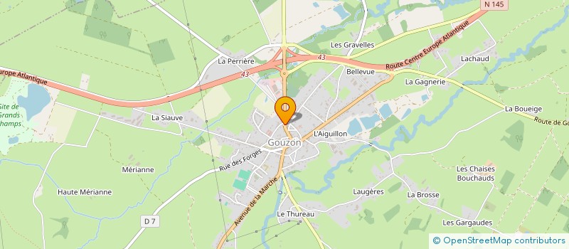 localisation de l'entreprise SCI MAFA  GOUZON