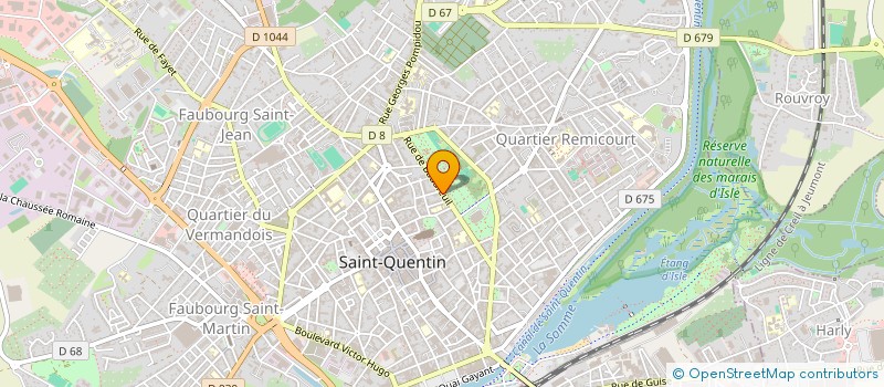 localisation de l'entreprise SCI MAFA à SAINT-QUENTIN