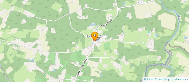 localisation de l'entreprise SCI MAFAB INVEST  SAINT-PE-SAINT-SIMON