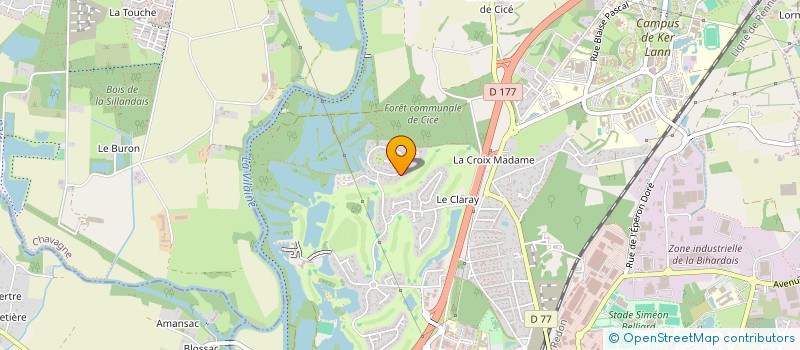 localisation de l'entreprise SCI MAFAR  BRUZ