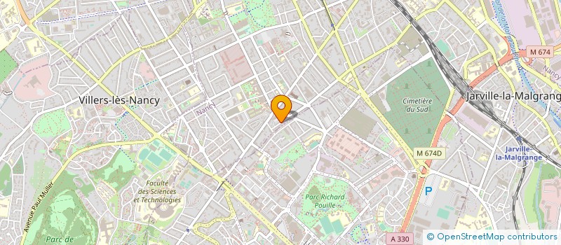 localisation de l'entreprise SCI MAFAS 5 à NANCY