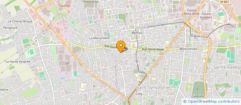 localisation de l'entreprise SCI MAFAT  TOURS