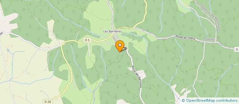 localisation de l'entreprise SCI MAFAVICE  SALVAGNAC