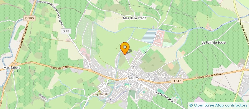 localisation de l'entreprise SCI MAFE à BAGES