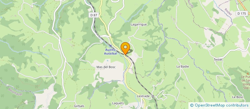 localisation de l'entreprise SCI MAFECAELAN  AUZITS