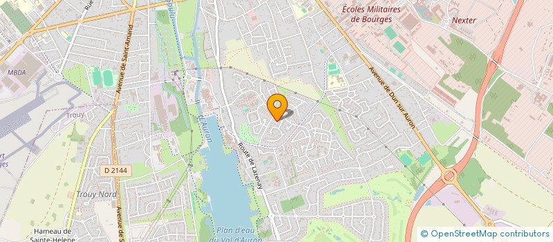 localisation de l'entreprise SCI MAFEJO  BOURGES