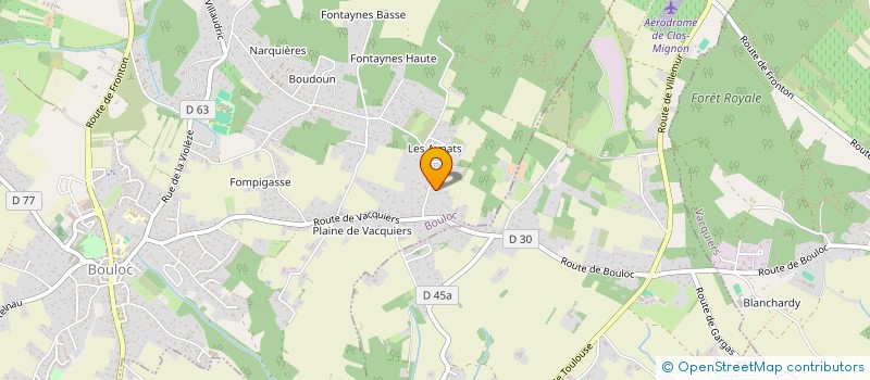 localisation de l'entreprise SCI MAFER 8  BOULOC