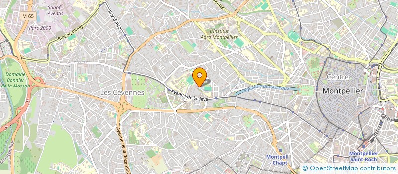 localisation de l'entreprise SCI MAFFAR à MONTPELLIER