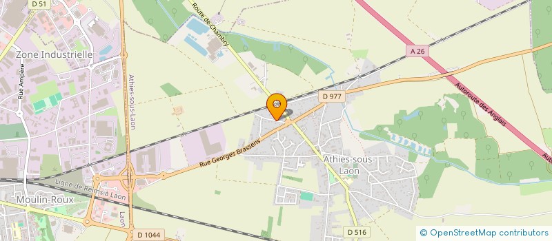 localisation de l'entreprise SCI MAFFF  ATHIES-SOUS-LAON