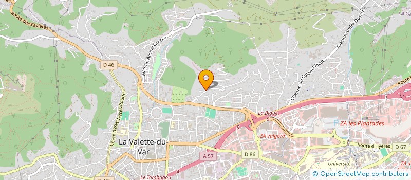 localisation de l'entreprise SCI MAFFRE à LA VALETTE-DU-VAR