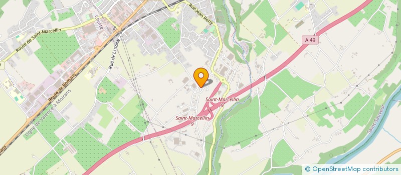 localisation de l'entreprise SCI MAFLAN  SAINT-MARCELLIN