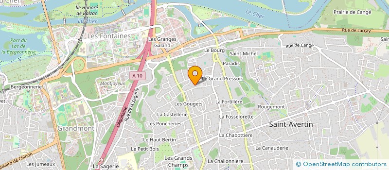 localisation de l'entreprise SCI MAFLO  SAINT-AVERTIN