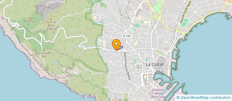 localisation de l'entreprise SCI MAFLO  LA CIOTAT