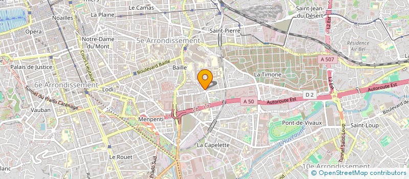 localisation de l'entreprise SCI MAFLUTE à MARSEILLE