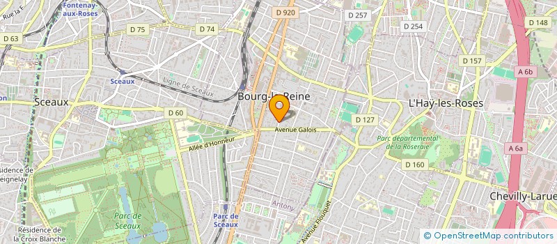 localisation de l'entreprise SCI MAFO à BOURG-LA-REINE