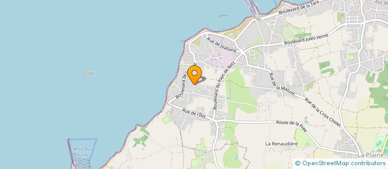 localisation de l'entreprise SCI MAFO à LA PLAINE-SUR-MER