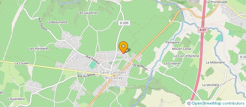 localisation de l'entreprise SCI MAFORAYSTINE  VAL-DU-LAYON