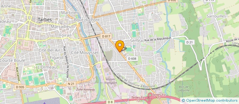 localisation de l'entreprise SCI MAFRA  SEMEAC