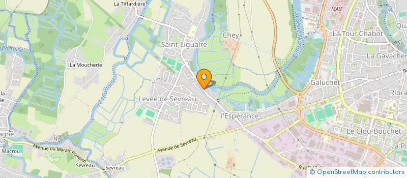 localisation de l'entreprise SCI MAFRANATEL à NIORT