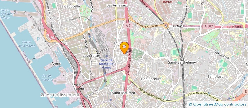 localisation de l'entreprise SCI MAFRANCOVA à MARSEILLE