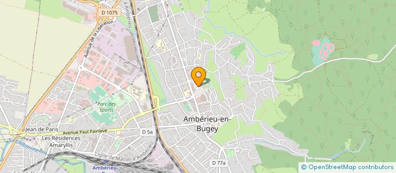 localisation de l'entreprise SCI MAFRE  AMBERIEU-EN-BUGEY